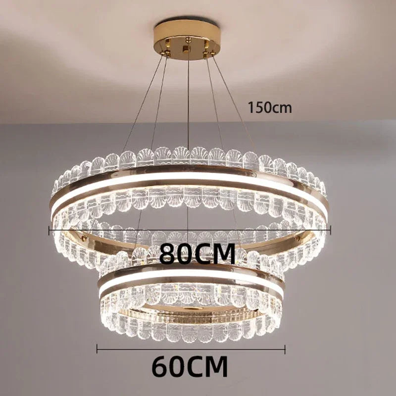 Afralia™ Modern LED Pendant Chandeliers for Living and Dining Room Lighting