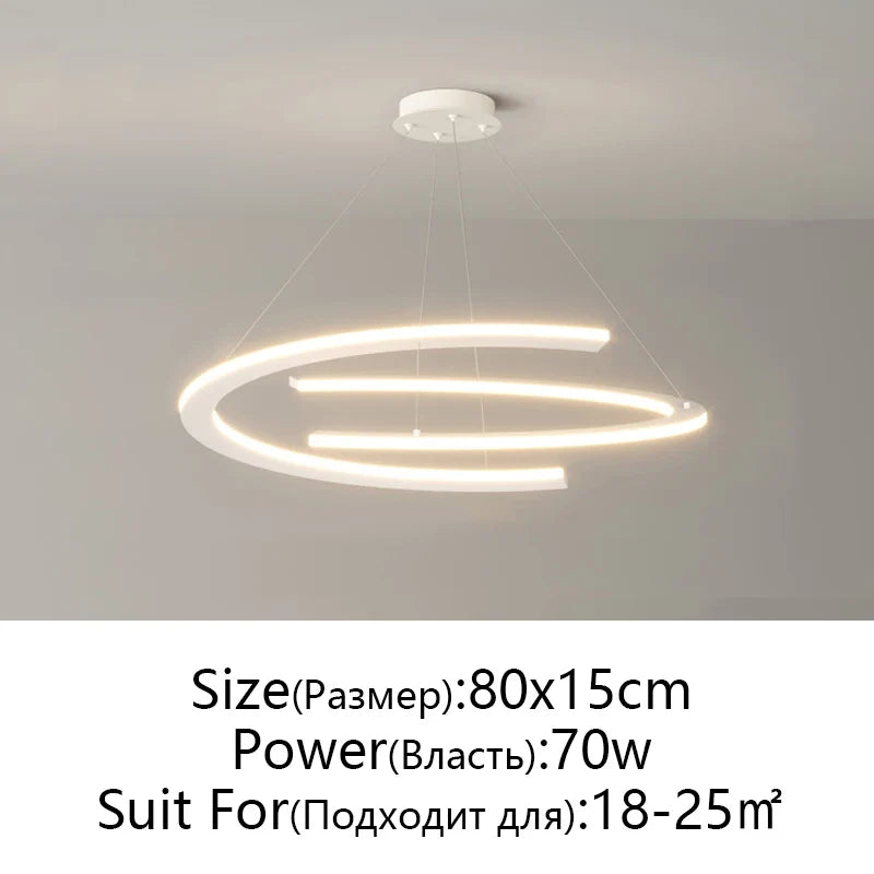 Afralia™ Modern Luxury Chandelier: Minimalist Nordic Living Room Pendant Lamp