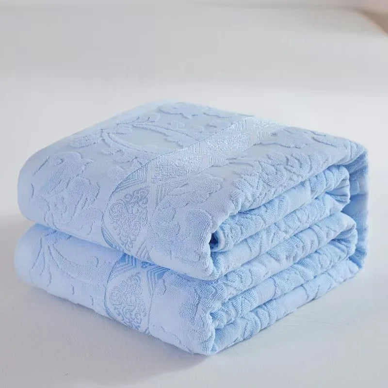 Afralia™ Cotton Jacquard Towel Blanket for Adult Summer Air Conditioning, Sofa Cover