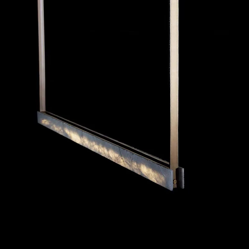 Afralia™ Minimalist Marble LED Chandelier for Modern Dining Room