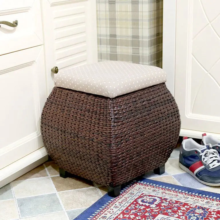 Afralia™ Storage Stool: Multifunctional Organizing Box & Footrest for Shoe Changing & Sofa Use