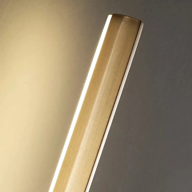 Afralia™ LED Copper Wall Lamp for Home Bedroom Living Room Hotel Décor