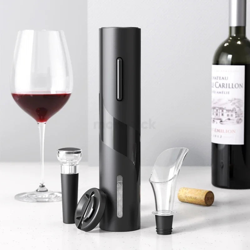 Afralia™ Electric Corkscrew Kit, USB Rechargeable Wine Opener for Bar Parties