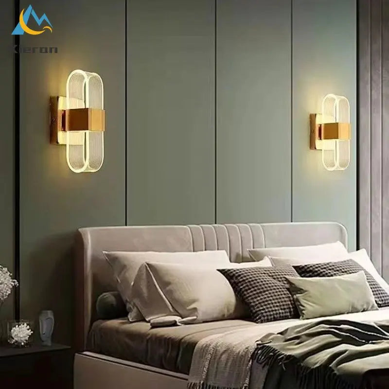 Afralia™ Streamer Wall Light: Modern Thin Waist LED for Bedroom, Study, Restaurant, Hotel