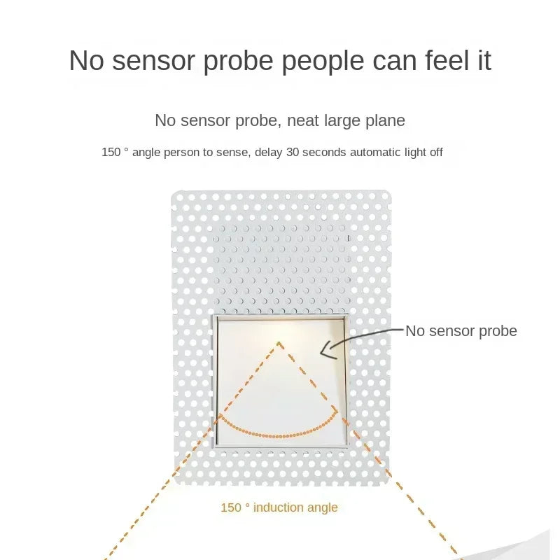 Afralia™ Motion Sensor Embedded Kickboard Lamp - Minimalist Style for