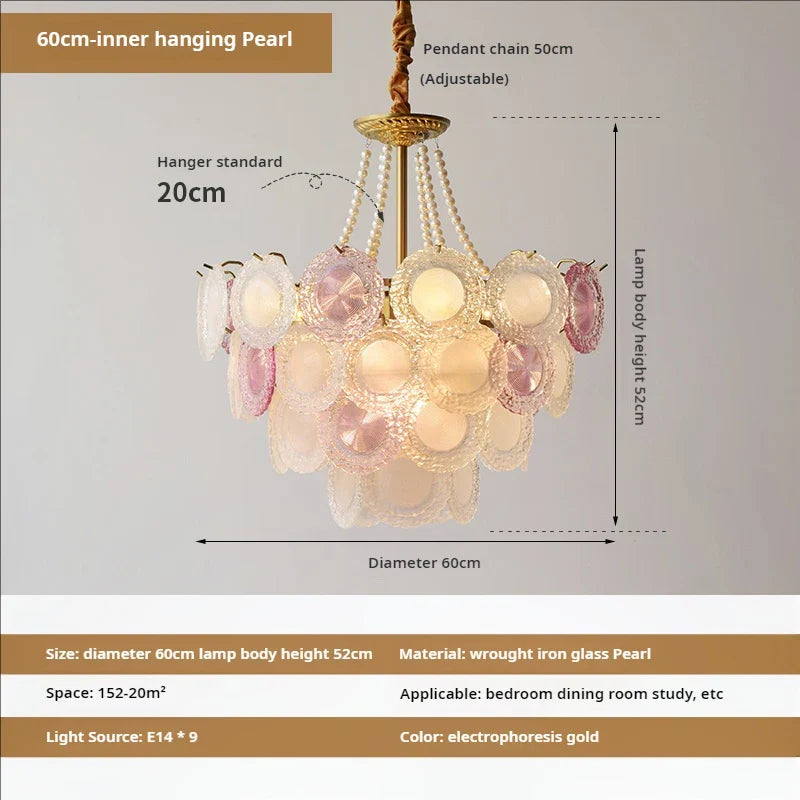 Afralia™ Modern Crystal Pearl Chandelier for Living Room, Bedroom, Dining Room