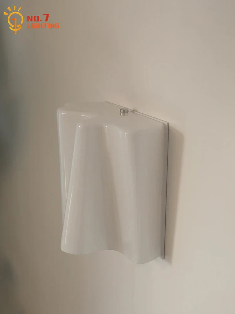 Afralia™ Medieval Cloud Glass LED Wall Lamp in Classic Retro Design.