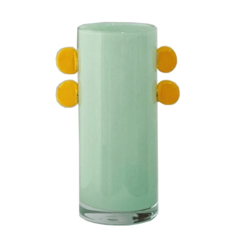 Afralia™ Geometric Glass Vase Color Patches Hydroponics Terrarium Home Decoration