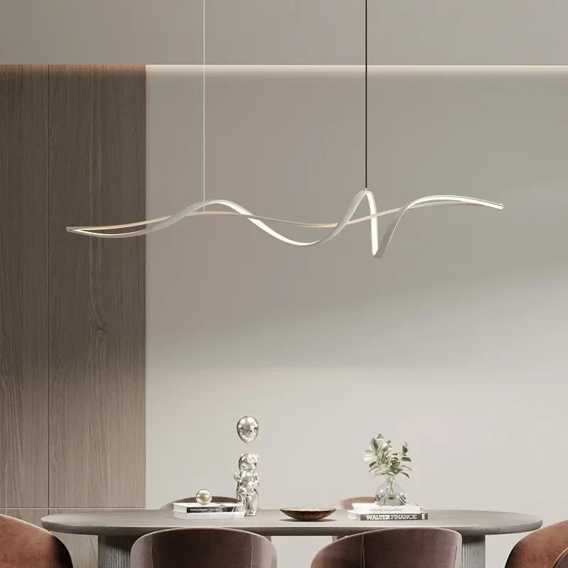 Afralia™ Aluminum Pendant Light Chandelier for Kitchen Dining Room Decoration