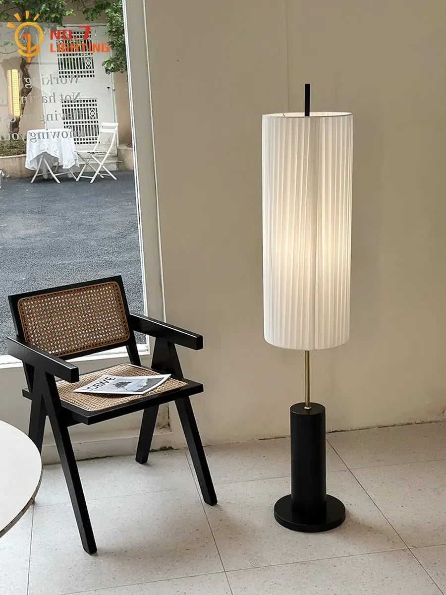 Afralia™ Zen Art LED Floor Lamp for Homestay Living & Bedroom