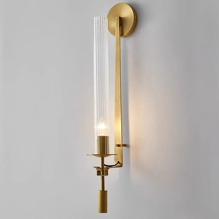 Afralia™ Modern Copper Wall Sconce Lamp for TV Background & Bathroom Lighting