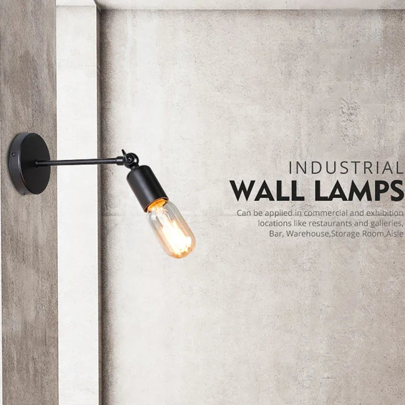 Afralia™ Retro LED Wall Lamp - Industrial Loft Lighting Fixture