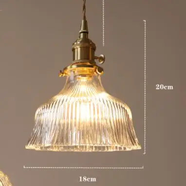 Afralia™ Blue Glass Pendant Lights for Bedroom Dinning Living Room