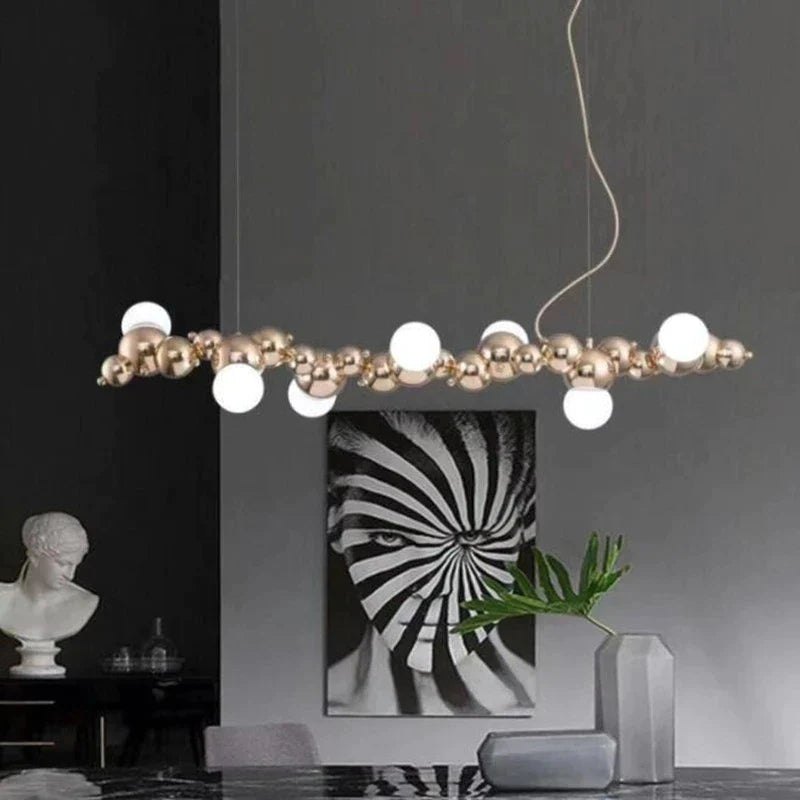 Afralia™ Nordic Luxury Chandelier: Elegant Art Light for Living Room and Dining Table