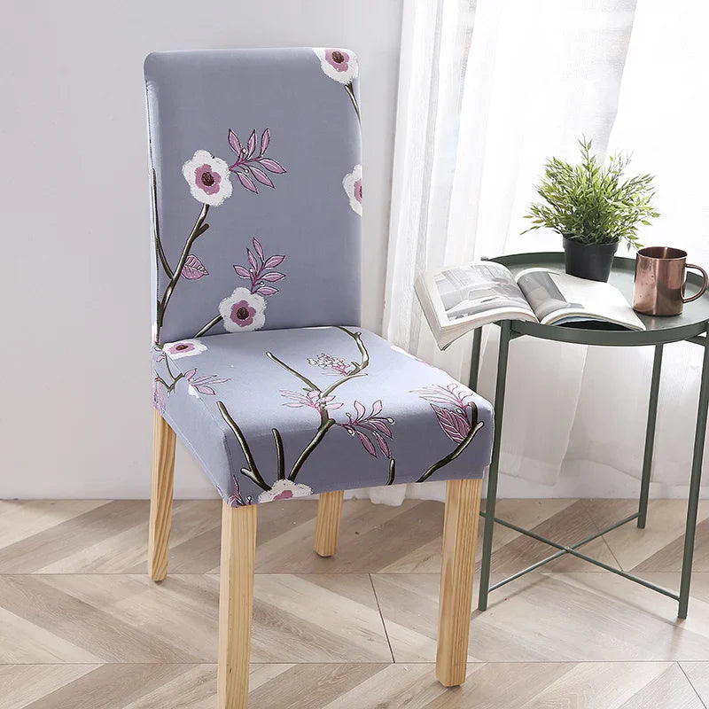 Afralia™ Stretch Print Chair Cover - Elastic Seat Slipcover