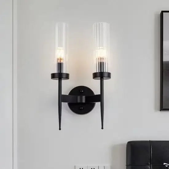 Afralia™ Nordic Copper Gold Wall Lamp for Home Bedroom Living Room