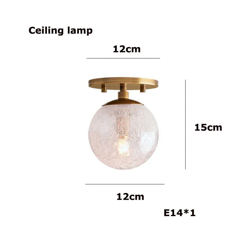 Afralia™ American Glass Bubble LED Chandelier - Trendy Vintage Hanging Lamp for Dinning Room