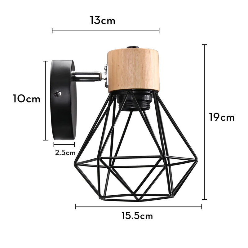 Afralia™ Steering Head Wall Light: Modern Industrial Sconce for Bedroom, Aisle, Study Room.