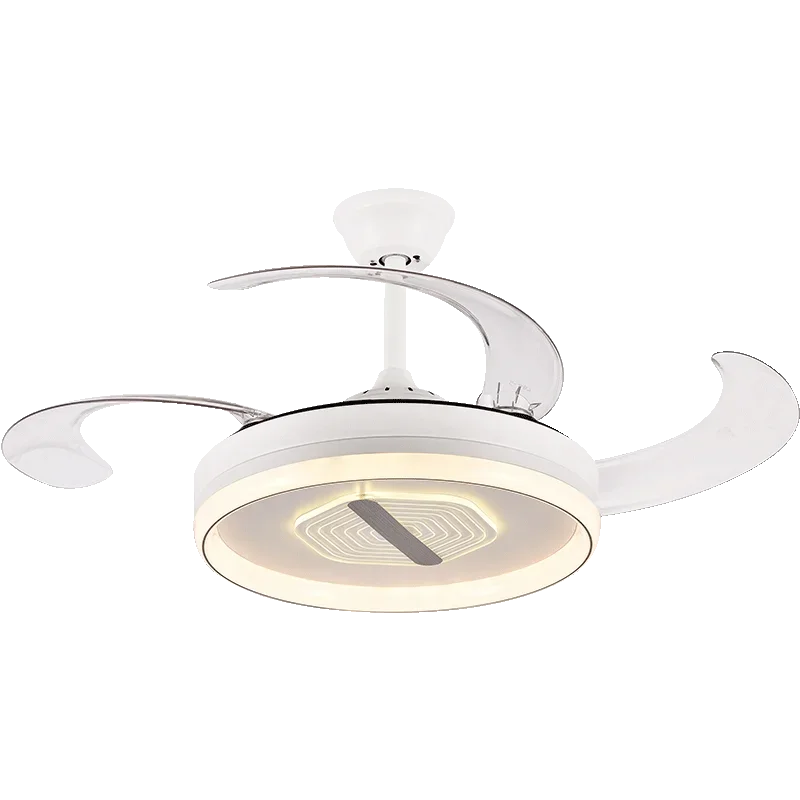 Afralia™ Smart LED Ceiling Fan Light with Remote Control Silent Design