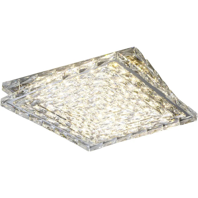 Afralia™ Crystal Ceiling Lamp: Modern Minimalist Indoor LED Lighting for Living Room, Dining & Bedroom