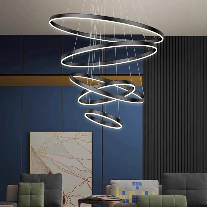 Afralia™ Modern Pendant Lights Indoor Dining Room Chandelier Ceiling Lamp