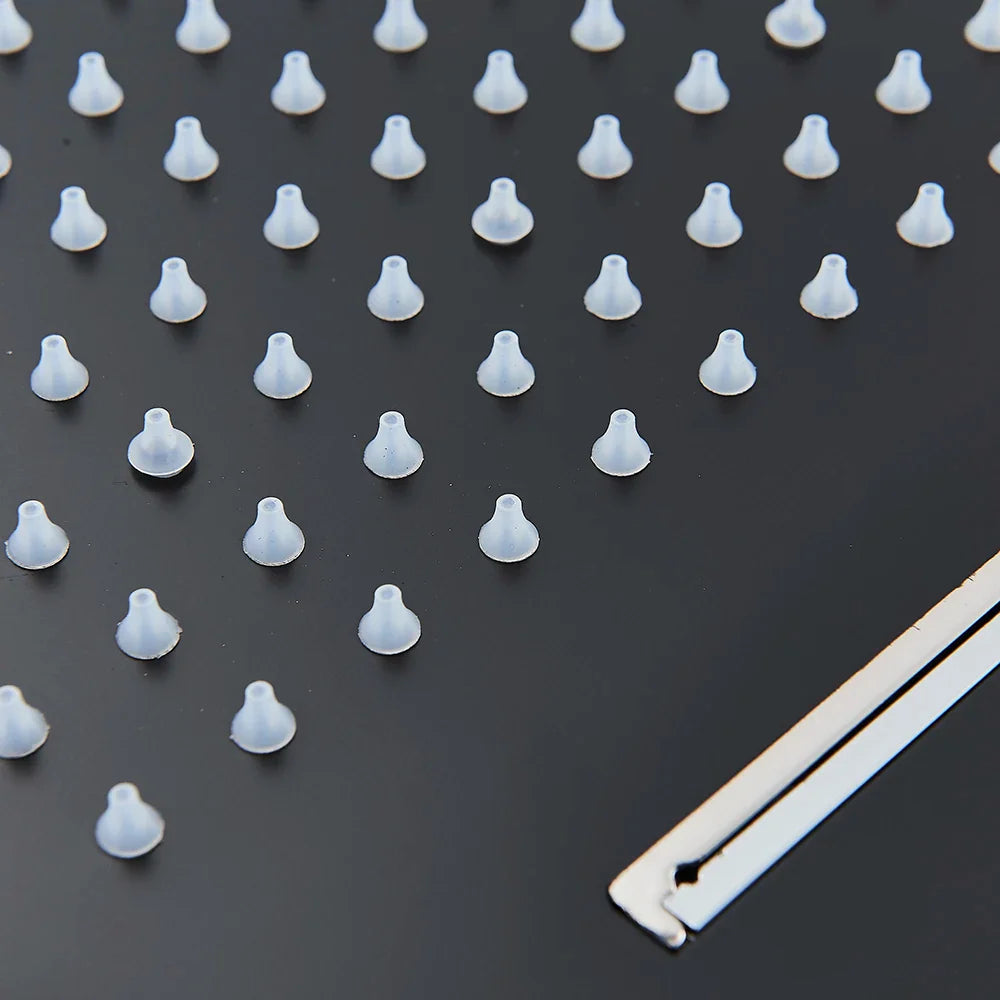 Afralia™ LED Rain Waterfall Shower Head with Remote Control and Color-changing LED - 50*35CM Square