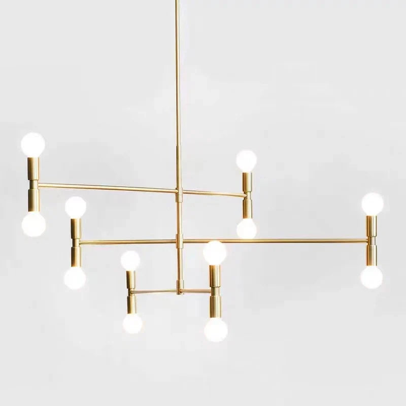 Nordic Designer Pendant Light Pole Ceiling Art Lamps by Afralia™