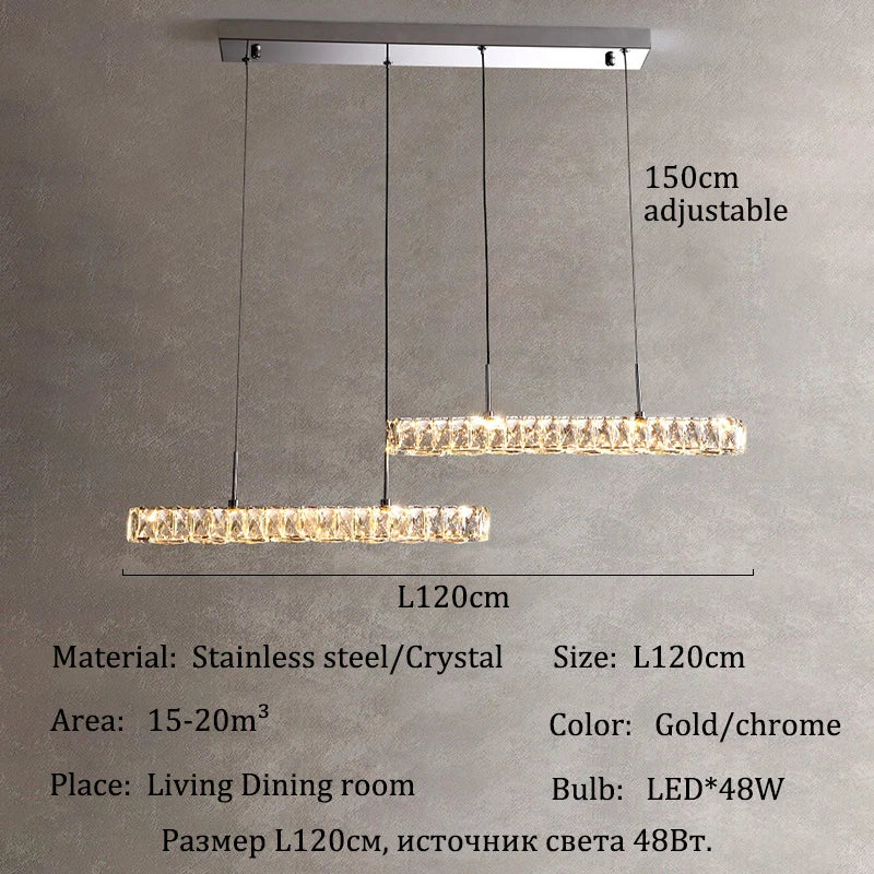 Afralia™ LED Crystal Chandeliers: Modern Luxury Lighting for Dining Room, Bar, and Home décor.