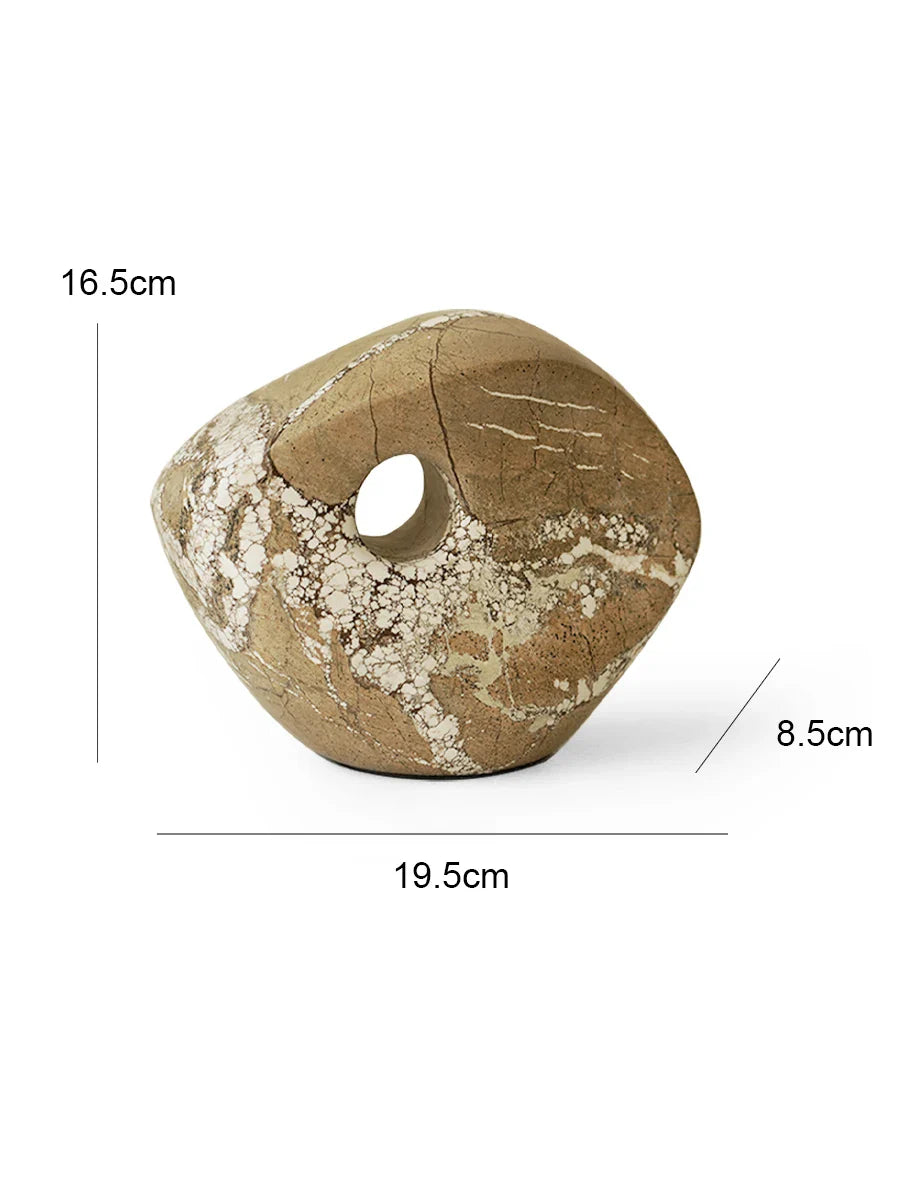 Afralia™ Marble Ornaments: Modern Sculpture Decoration for Living Room, Bedroom, Office