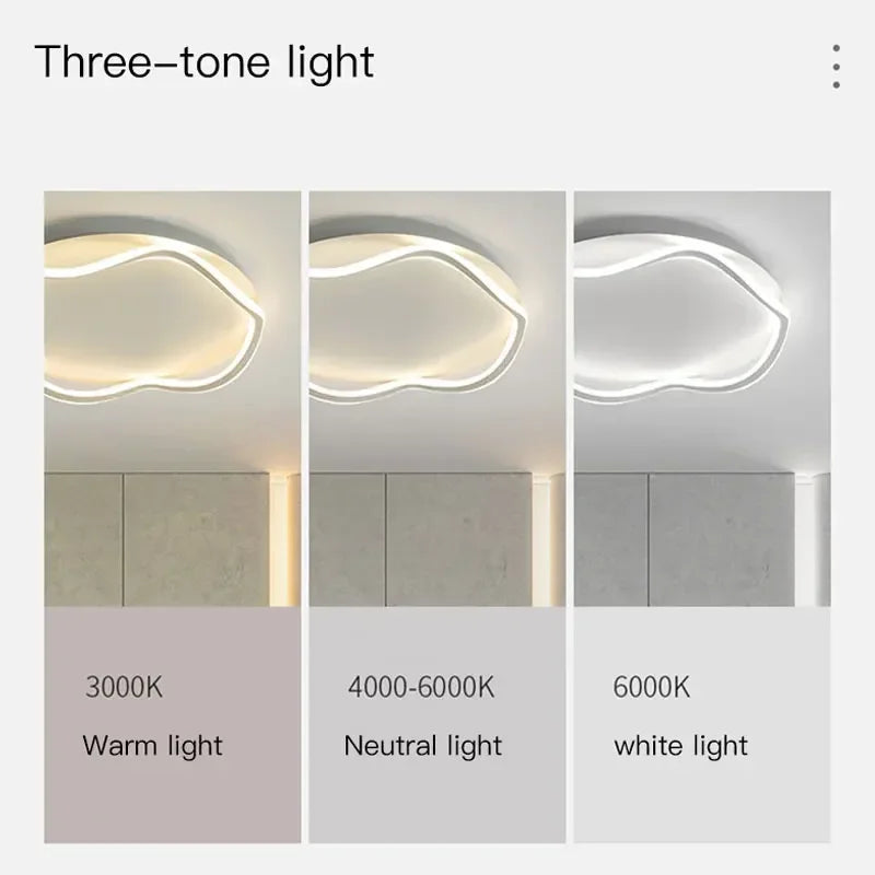 Afralia™ Smart LED Chandelier Modern Ceiling Lights with Remote Control