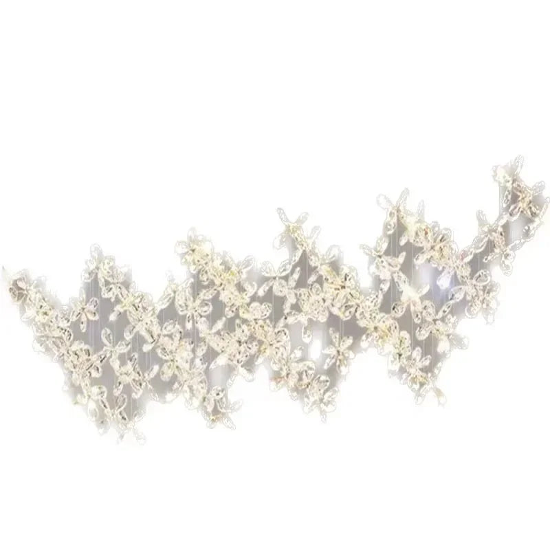 Afralia™ Crystal LED Chandelier: Modern Luxury Flower Shaped Decorative Lighting