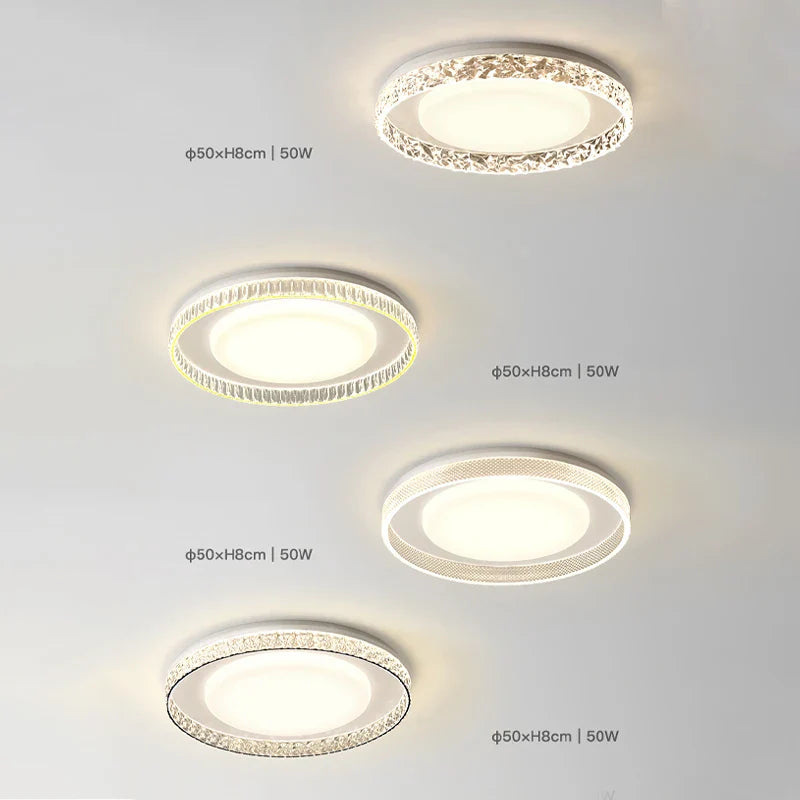 Afralia™ Modern Led Ceiling Light Chandelier Panel Fixture for Home Decor Lighting