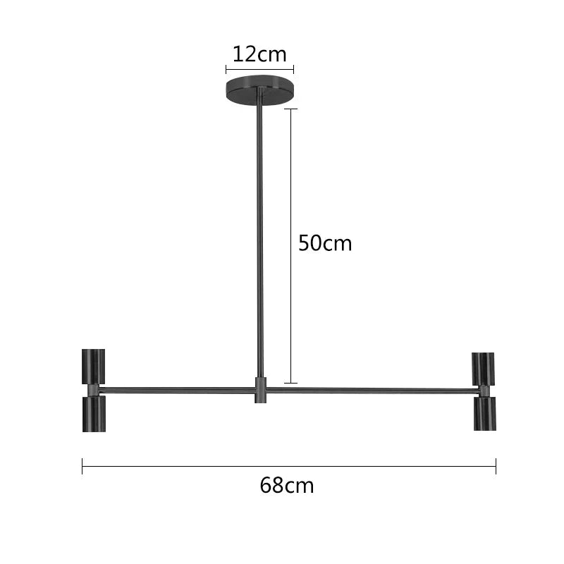 Afralia™ Nordic Iron Herringbone Pendant Light with Glass Ball Bubble for Modern Living Spaces