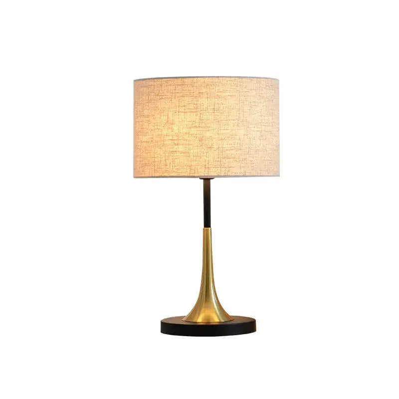 Afralia™ Fabric Desk Lamp: Minimalist American Style for Study & Bedroom