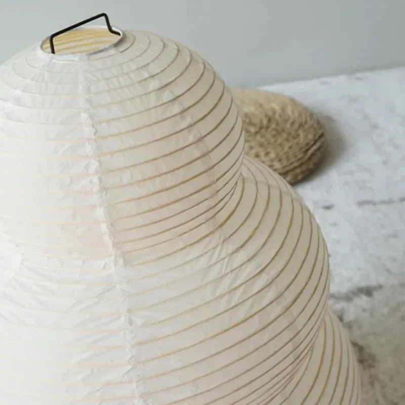 Afralia™ Japanese Rice Paper Floor Lamp by Noguchi Yong for Bedroom and Parlor Lighting