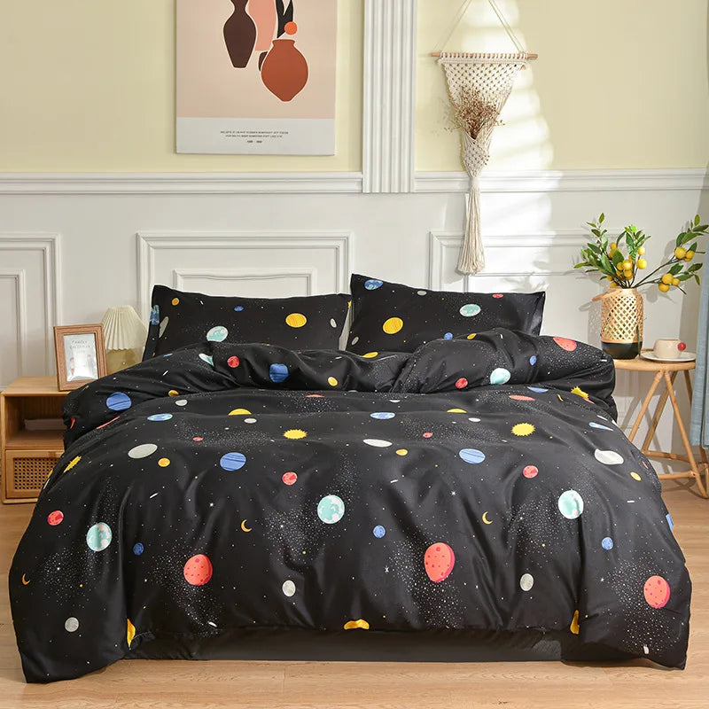 Afralia™ Marble Texture Bedding Set - Duvet Cover, Sheets, Pillowcases