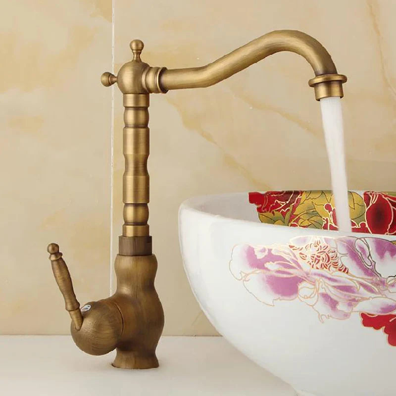 Afralia™ Basin Sink Faucet Brass Bathroom Mixer Tap Water Tap Wash Basin Mixer Taps