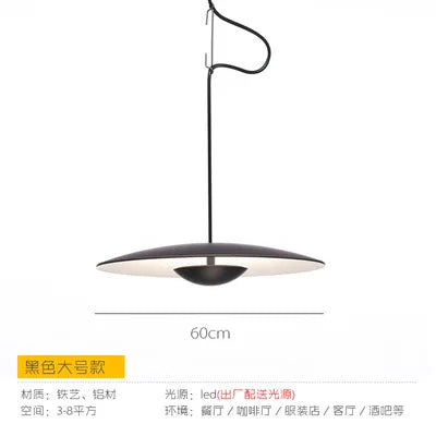 Afralia™ Modern LED Round Pendant Light for Kitchen Dining Bedroom Chandeliers