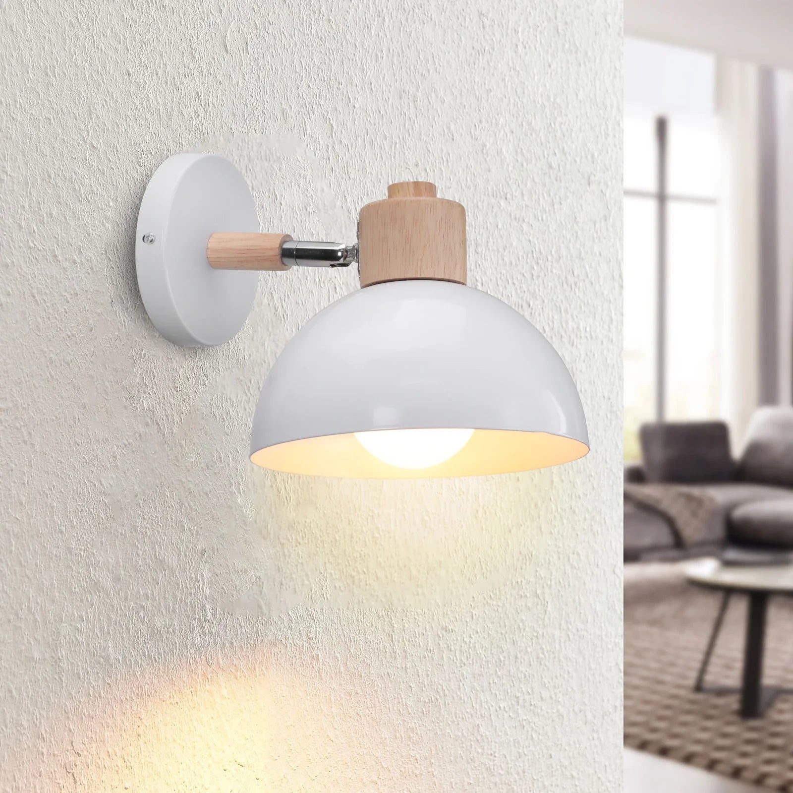 Afralia™ Industrial LED Wall Sconce Iron Bedside Lamp Retro Loft Indoor Lighting