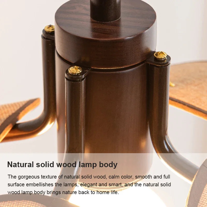 Afralia™ Petal Fabric LED Pendant Light for Dining Room Chandelier