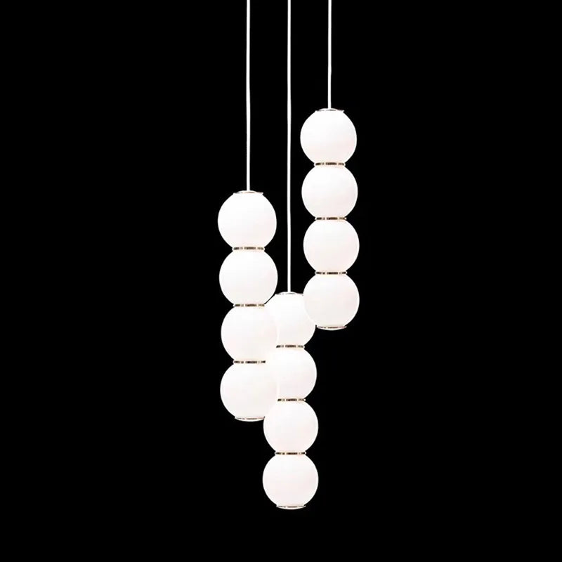 Afralia™ LED Spiral Ball Pendant: Modern Nordic Art Decor Lighting for Bedroom/Kitchen/Dining Room