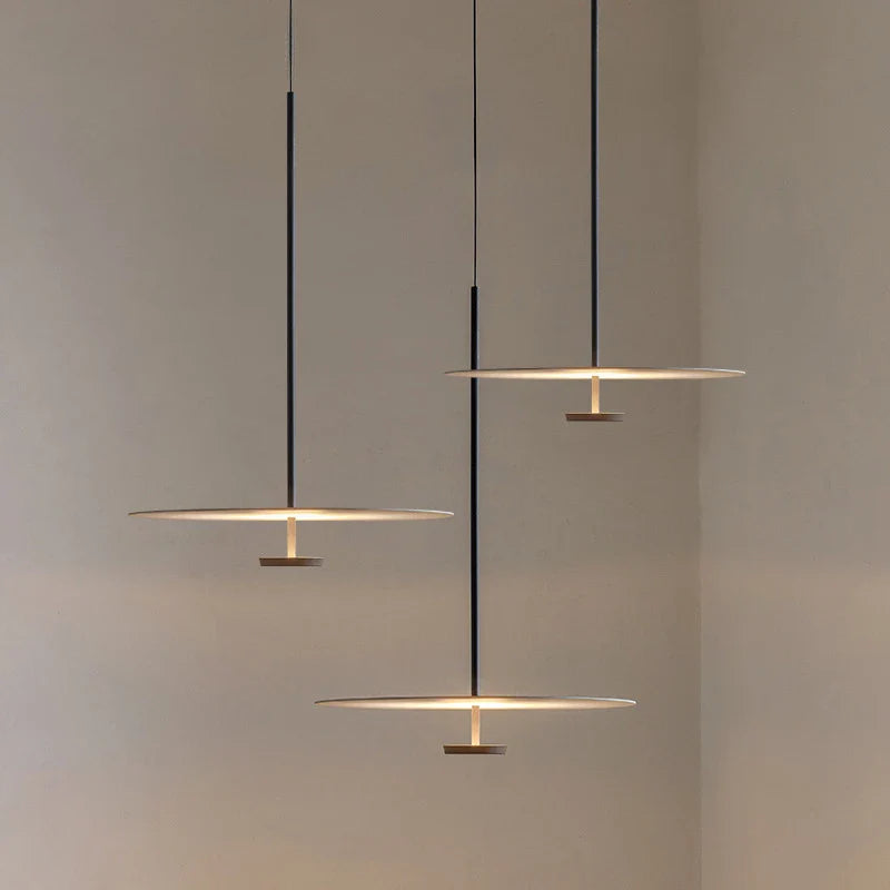 Afralia™ Minimalist LED Pendant Chandelier for Bedroom Kitchen Island Dining Room