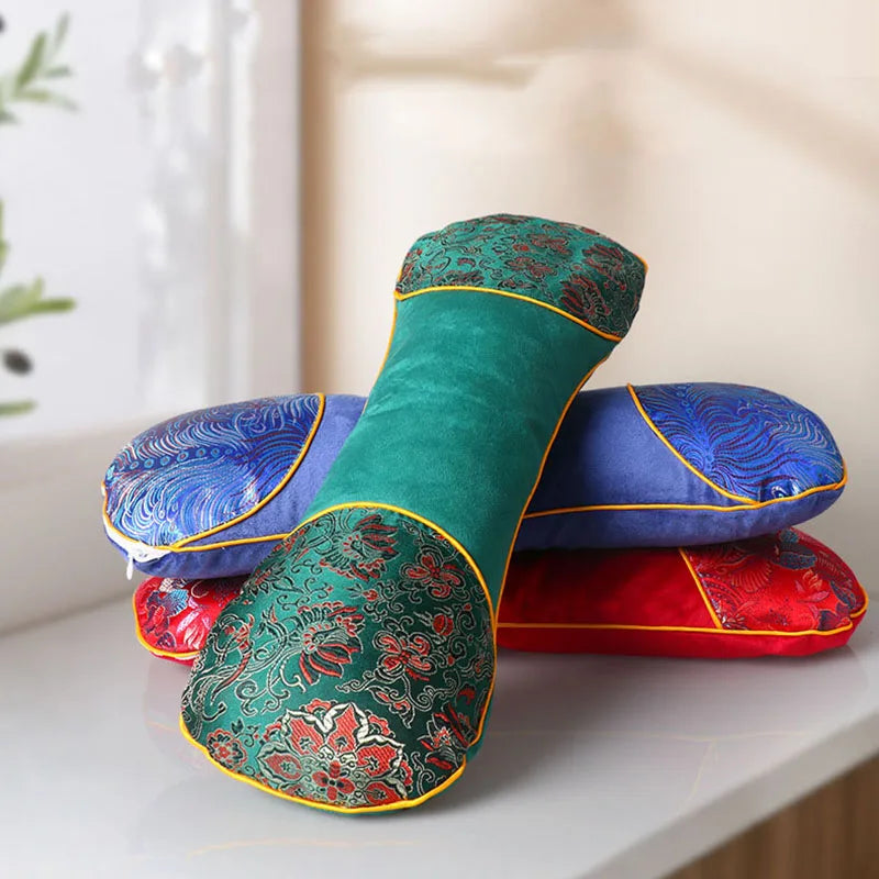 Afralia™ Velvet Wormwood Fill Pillow for Neck or Lumbar Pain Relief and Sleep Support
