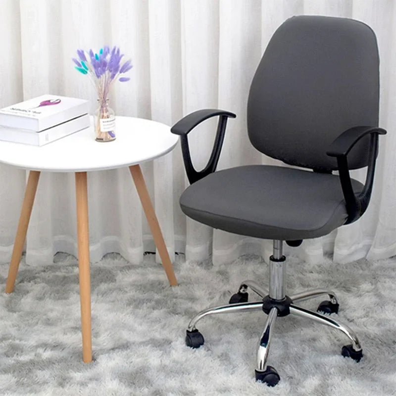 Afralia™ Printed Spandex Chair Cover: Universal Office Chair Protector for Comfort and Style