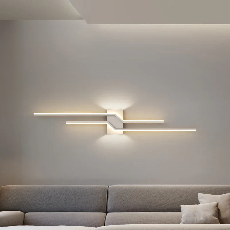 Afralia™ LED Wall Lamp: Modern Long Strip Design for Aisle, Bedroom, Closets - Indoor Sconces Lighting