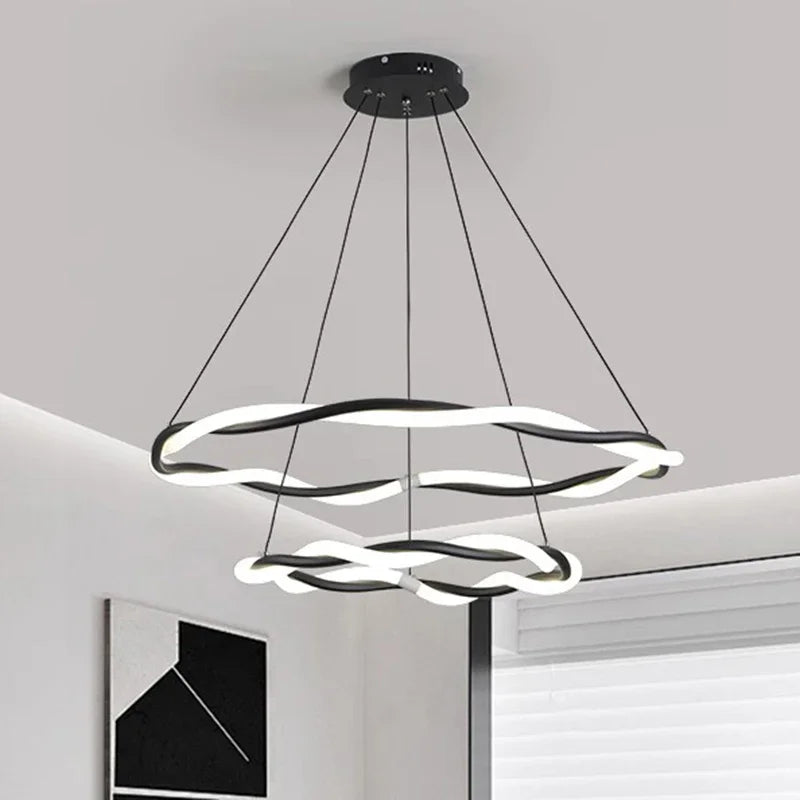 Afralia™ Nordic Chandelier Pendant Light Fixture for Dining Room Ceiling Decor