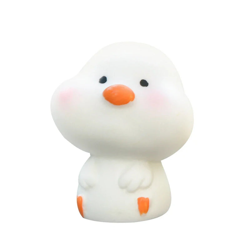 Afralia™ Mini White Yellow Chick Resin Fairy Garden Ornament for Doll House Decor