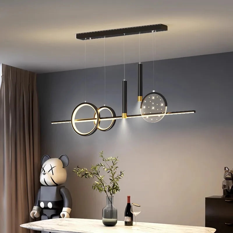 Afralia™ LED Pendant Chandeliers for Modern Living and Dining Rooms