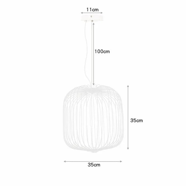 Afralia™ Industrial Birdcage Iron Table Lamp for Bar, Restaurant, Hotel - LED Lighting