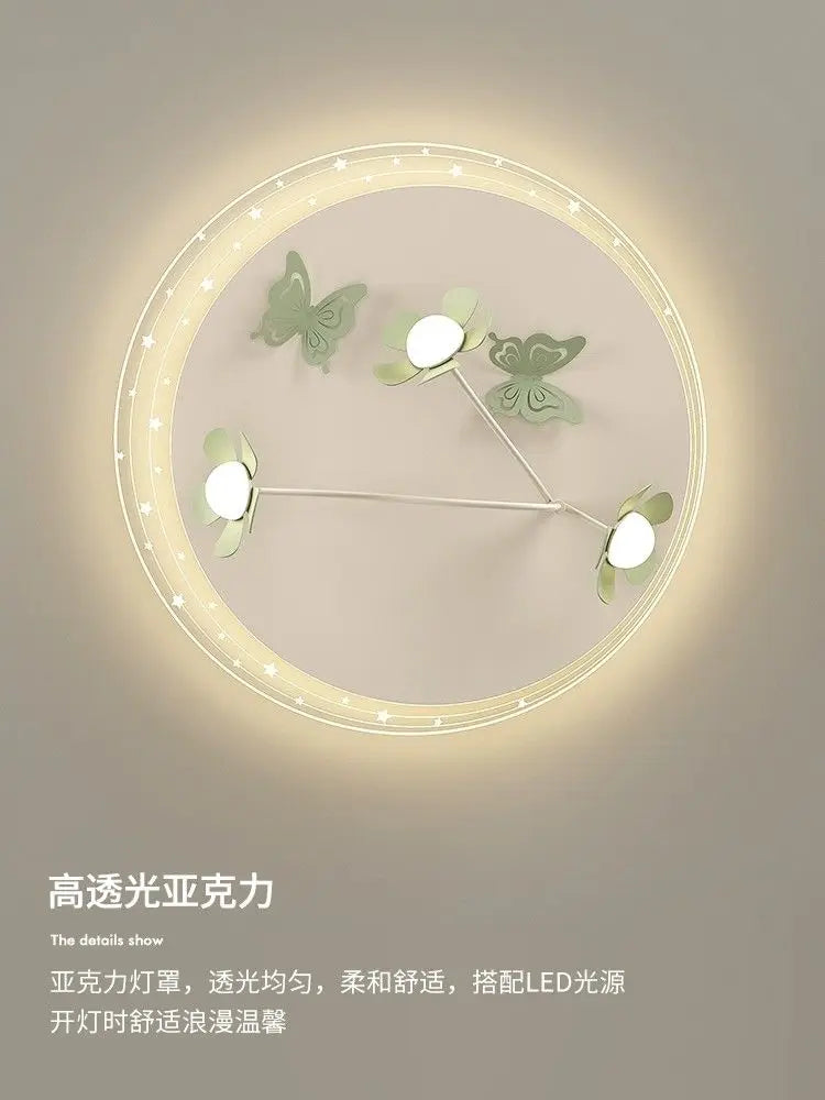 Afralia™ Modern Romantic Bedroom Ceiling Lamp - Cream, Online Celebrity Flower Master Bedroom